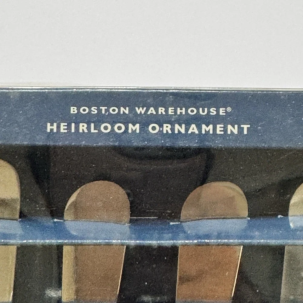 Set 4 Boston Warehouse Stainless Steel Knives Spreaders Christmas  Ornaments